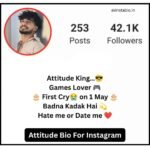 Attitude Bio For Instagram