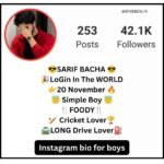 Instagram bio for boys