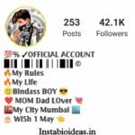 Instagram bio with emoji