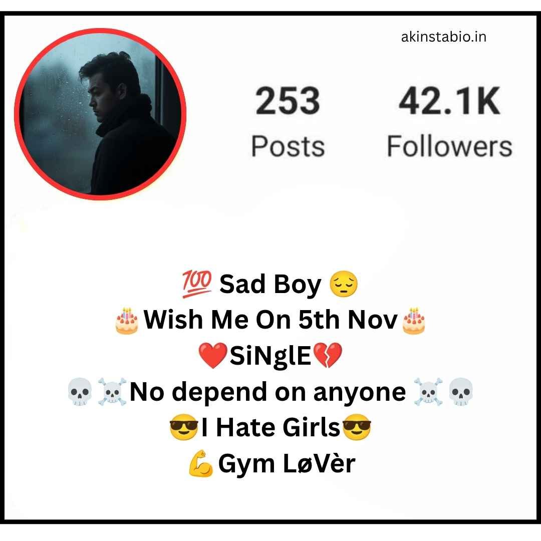 Sad Bio For Instagram