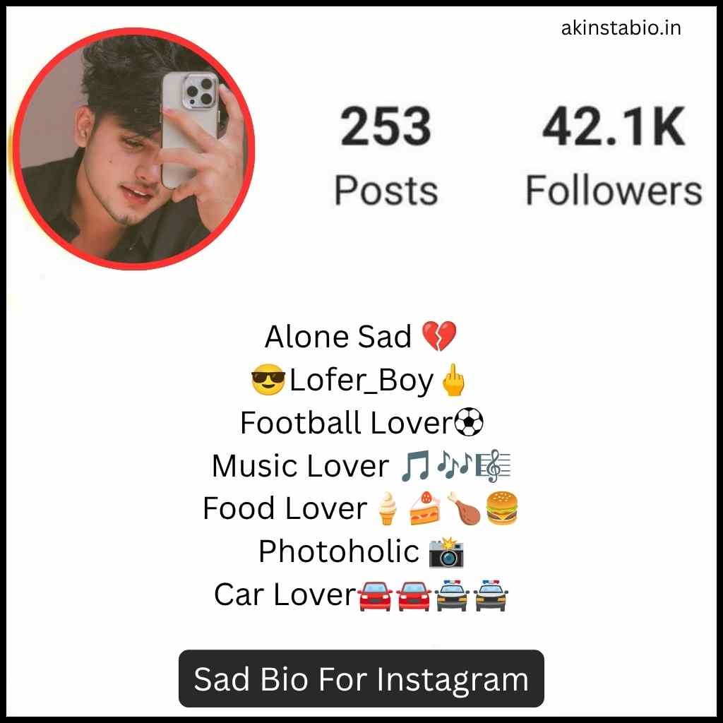Sad Bio For Instagram