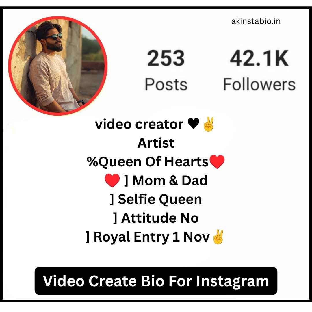 Video Create Bio For Instagram
