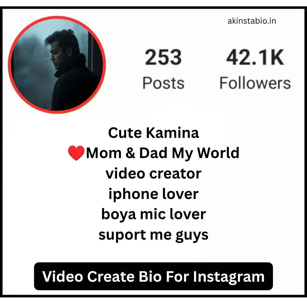 Video Create Bio For Instagram